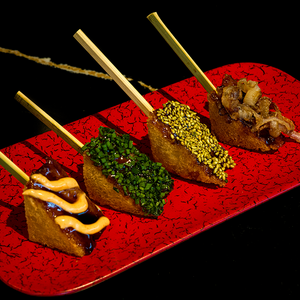 mian bao xia (fried shrimp toast)